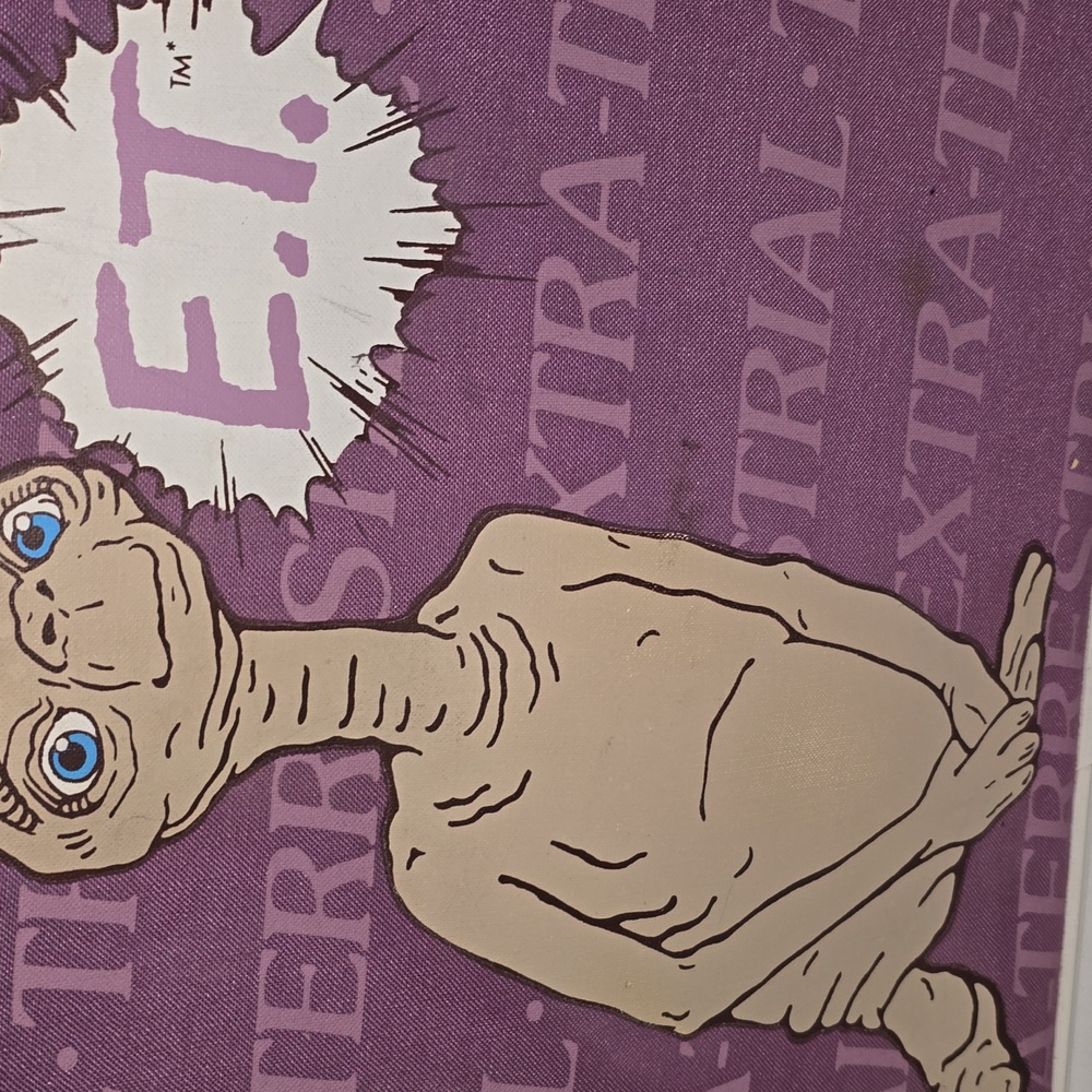Vintage Purple E.T. Extra-Terrestrial Suitcase - Picture 4 of 14